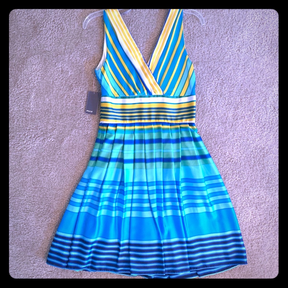 Muse multi color sun dress
